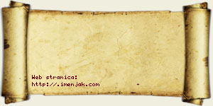 Jovana Adžović vizit kartica